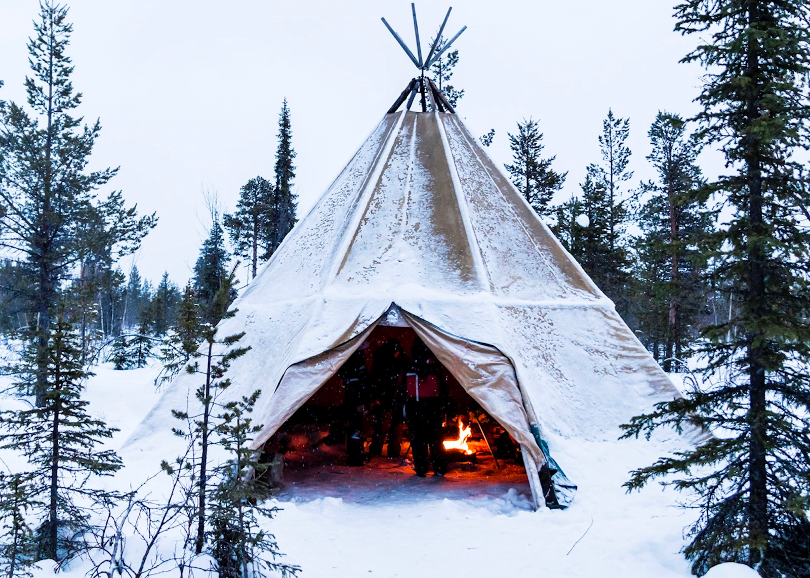 A more modern version of a Sami tent.