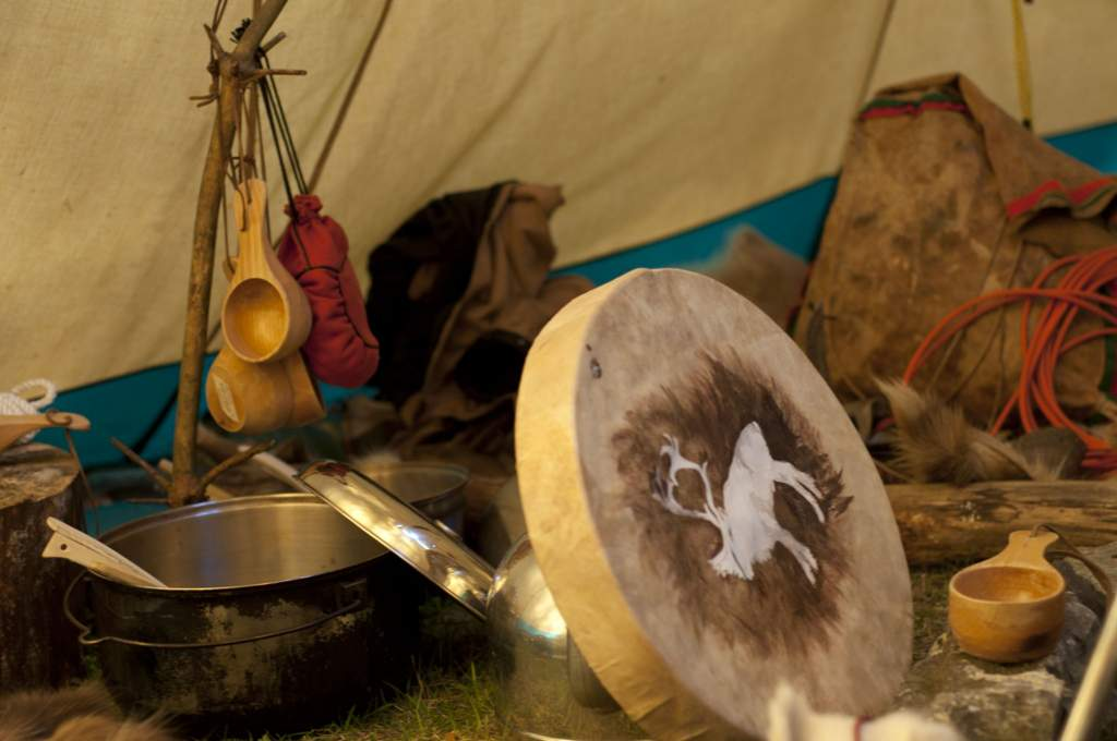 Sami ritual and witchcraft tools.